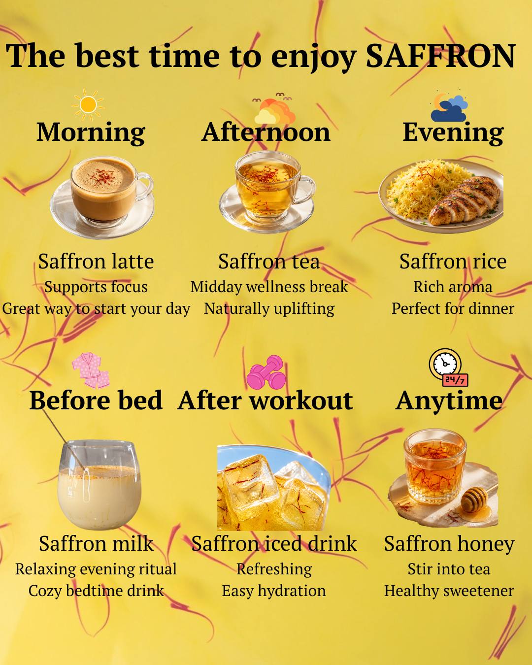 Best time to enjoy saffron