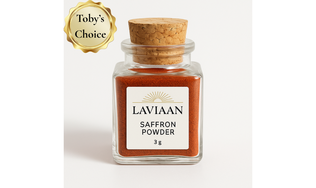 Pure Saffron Powder — 3g by Laviaan (3-Month Glow Ritual)